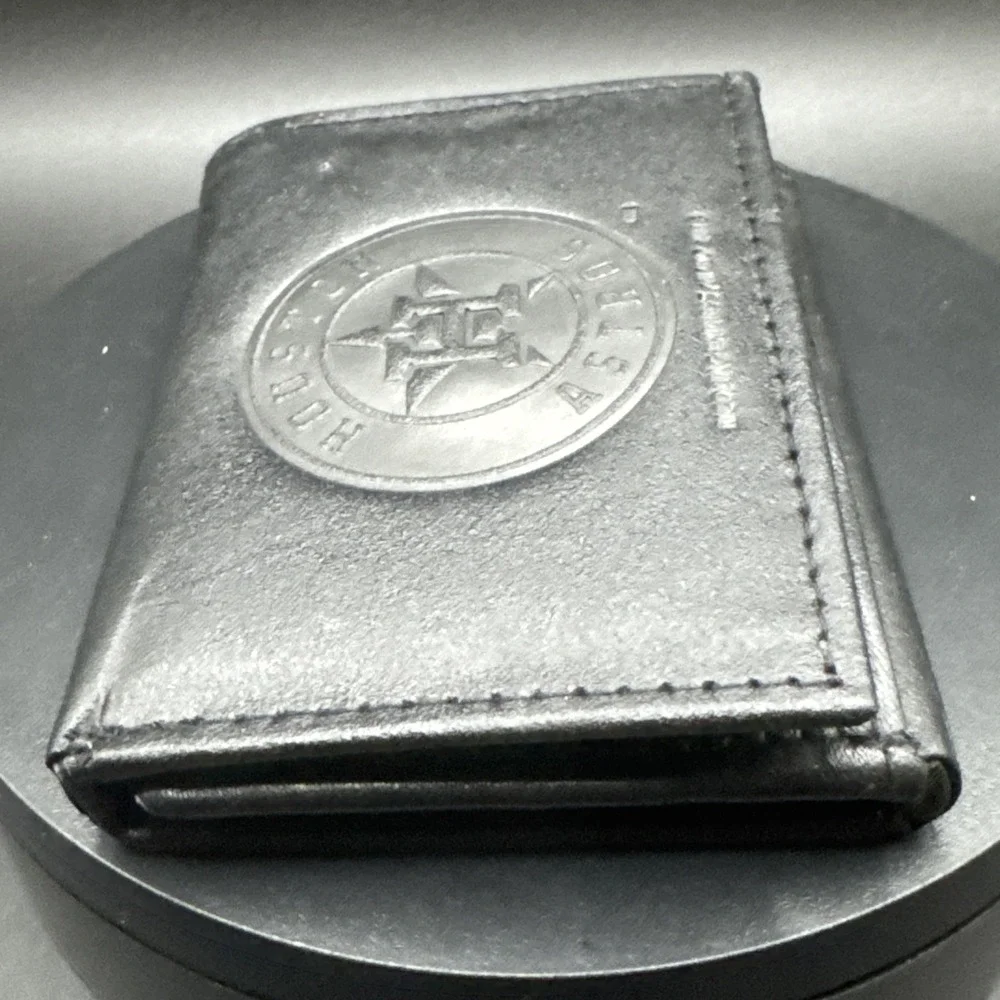 Genuine Leather Black Houston‎ Astros Wallet - 2013